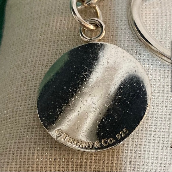 RARE Tiffany & Co. Notes Keychain Vintage Sterling Silver Keyring - Picture 3 of 4
